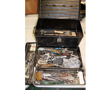 Heavy duty engineer type toolbox: together with precision tools 
