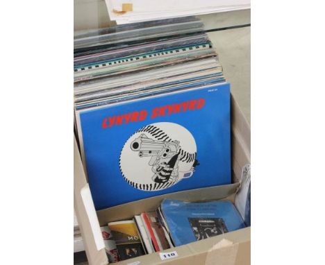Vinyll - Over 60 mainly Rock with Pop LPs including ACDC x 5, Lynard Skynard, Led Zeppelin, Marillion, Michael Jackson Thrill