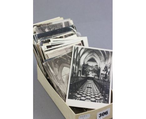 Over 180 vintage postcards of Cathedrals and Churches