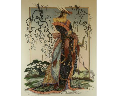 Graham Illingworth (b.1953) 'To Walk Abroad' Artist proof pencil signed limited edition print, numbered 22/25, inset in moder