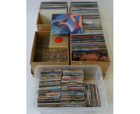 Approx eight hundred and fifty vinyl records Comprises of approx two hundred and fifty 12 inch and six hundred 7 inch, includ