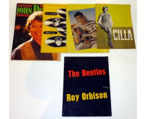 A Collection of Tour Programmes Most notably includes 'The Beatles & Roy Orbison's' UK Tour of May & June 1963, this 12-page 