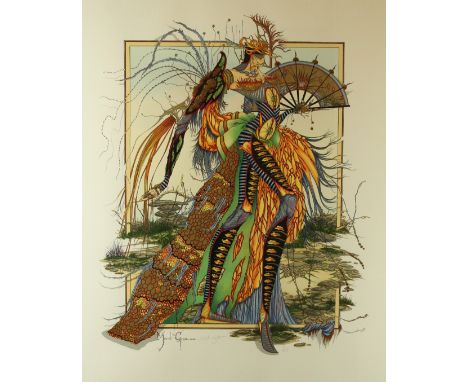 Graham Illingworth (British, b.1953) - 'Mardi Gras'Pencil signed limited edition lithograph, no. 8/295, with certificate, app