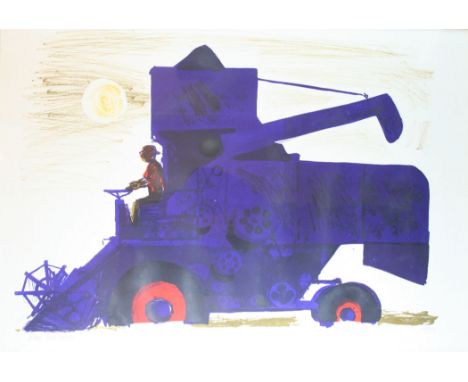 Bernard Cheese (1925-2013) - 'Blue Harvester'Pencil signed limited edition colour print, signed and dated 63, no. 11/50 and t