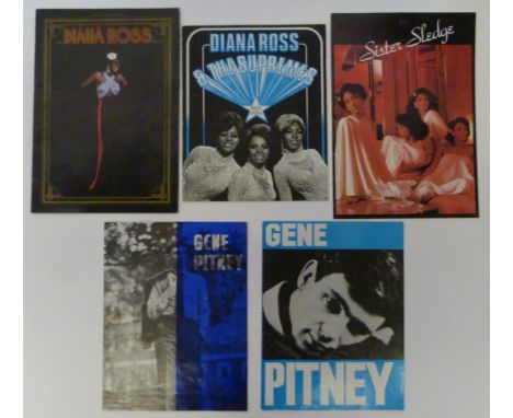 Five Tour ProgrammesIncludes Gene Pitney's 1968 20-page tour programme which saw a young Status Quo on the billing, Gene Pitn
