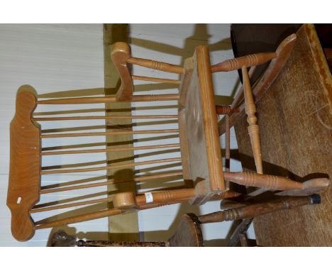 Stick back rocking chair