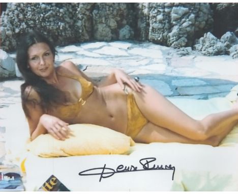 Denise Perrier signed James Bond Diamonds are Forever 10x8 colour photo. Denise Perrier (born February 13, 1935 in Ambérieu-e