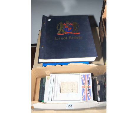 Penny Black 1840 with red Maltese cross, Harrington and Bryne 1937 King George VI Complete Coronation stamp collection, stock