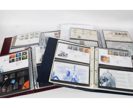 Royal Mail Millennium Collection stamp and first day covers, three first day covers albums circa 2010-2015 (4)