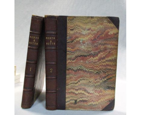 GASKELL (Elizabeth) North and South, first edition, 2 vols. Chapman and Hall 1855, 8vo, lacking half titles and adverts, a li