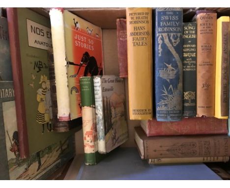Children's and illustrated. Various including: JALLAND (G H) The Sporting Adventures of Mr Popple, no date, repaired; SECCOMB