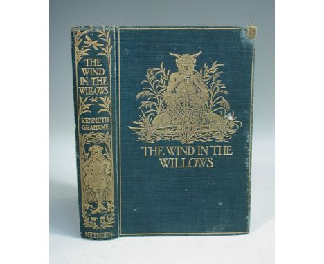 GRAHAME (Kenneth) The Wind in the Willows, first edition 1908, 8vo, frontispiece by Graham Robertson, very slight foxing or s