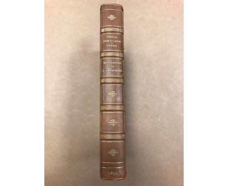 CRUIKSHANK (George; illus) Uncle Tom's Cabin, by Harriet Beecher Stowe. London: Cassell 1852, 8vo, first edition thus, portra