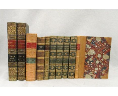 Bindings. BUTLER (S) Hudibras, notes by Rev. Nash, in 2 vols. London 1835, 8vo, engraved portraits by R. Cooper, diced calf g