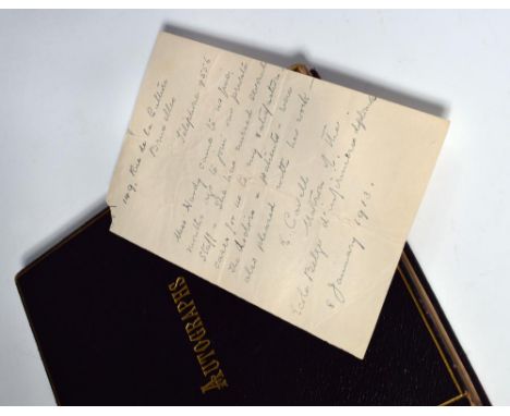 An album of letters addressed to Edmund Boulnois (1838-1911), formerly MP for Marylebone East, and first mayor of Marylebone,