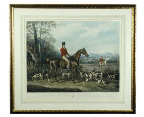 William Giller after W. Webb John Mytton Esquire, Halston, Salop coloured aquatint published 1841 for W. Smith by John Davies