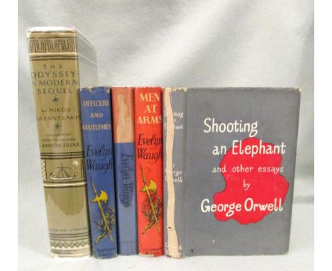 ORWELL (George) Shooting an Elephant and Other Essays, first edition, London 1950, 8vo, clipped dust wrapper; WAUGH (E) Men a