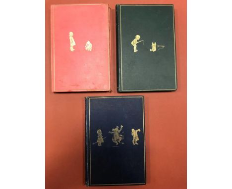 Childrens and illustrated. MILNE (A A) The House at Pooh Corner, first edition 1928, faded spine; Winnie-the-Pooh, third edit