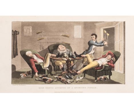 Rowlandson (Thomas).- [Combe (William)] The History of Johnny Quae Genus, first edition, with pages 257-264 misnumbered as 24