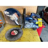 PORTABLE CUT-OFF SAW, CHICAGO POWER TOOLS MDL. 98089, 14", gas pwrd.