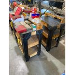 LOT OF WOOD WORK BENCHES (2)