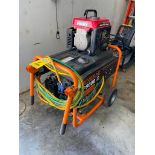 GENERATOR, GENERAC MDL. GP 5000, gas, 110/220 v., w/ small 2-stroke generator
