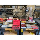 LOT OF MISC. SHOP SUPPLIES: Helicoil, snap rings, O-rings, cylinder hones