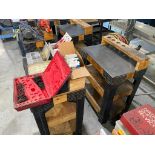 LOT OF WOOD WORK BENCHES (2)