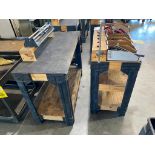 LOT OF WOOD WORK BENCHES (2)