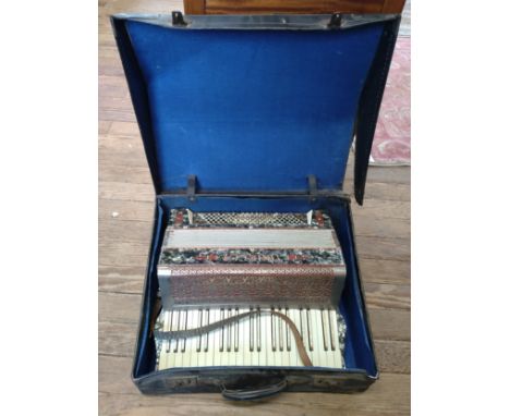 A Vintage Piano Accordion 