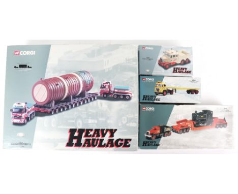 Four Corgi Toys boxed Heavy Haulage diecast vehicles, including, Siddle Cook ltd Scammell constructor, Edward Beck &amp; sons