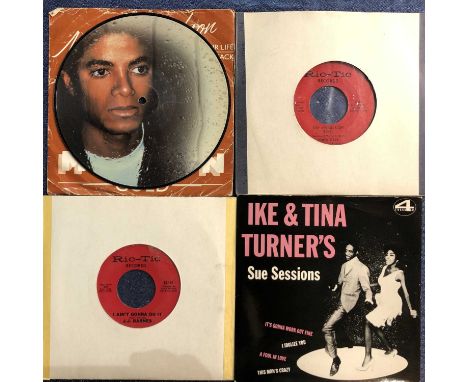 Tamla Motown / Soul - 54 x 7" Single Records: Michael Jackson - Happy Pic Disc, Edwin Starr - Stop Her On Sight, J.J. Barnes 