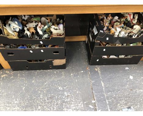 A large quantity of composition and ceramic figurines