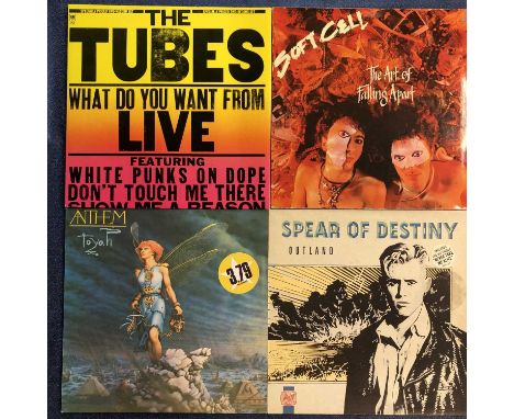 New Wave/Indie – 23 LP Records: The Tubes, Soft Cell, Spear of Destiny, Toyah, the Roches, Elvis Costello, Rockpile etc.     