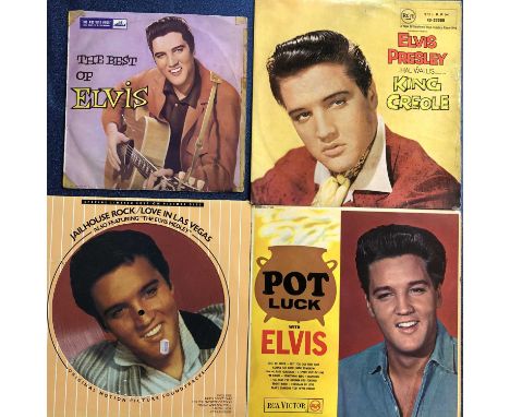 Elvis Presley – 23 LP Records: The Best of Elvis 10" 1st Pressing PLP 1159, Fun in Acapulco 1st Pressing RD 7609, King Creole