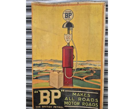 A card BP poster together with another for Foster Clark's Cream Custard