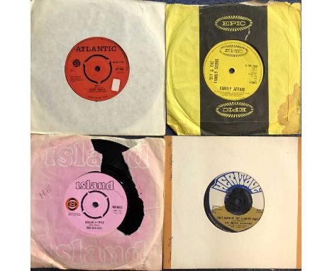 Soul - 60 x 7" Single Records: Mostly 60s/70s; Aretha Franklin, Sly &amp; the Family Stone, The Show Stoppers, The Detroit Em