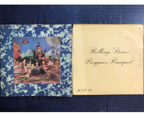 The Rolling Stones - 2 LP Records; Mono 1st Pressings, Their Satanic Majesties Request TXL 103  Lenticular Cover Unboxed Decc