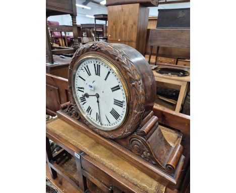 A Victorian fussee large shelf clock.