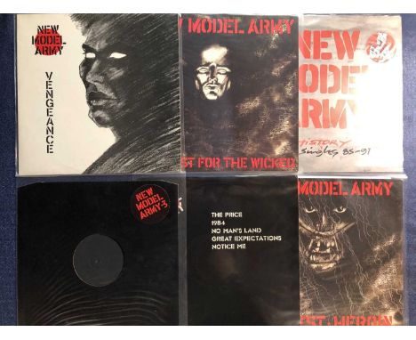 New Model Army - 3 LP records &amp; 3 x 12" singles Vengence, No Rest for the Wicked both UK 1st pressing, History (the singl