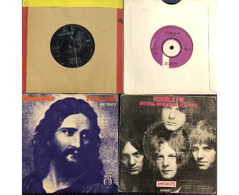 70s Rock - 35 x 7" Single Records: Deep Purple 7 Singles - Emmaretta, Hallelujah etc. Jimi Hendrix, Quintessence, Pink Floyd,