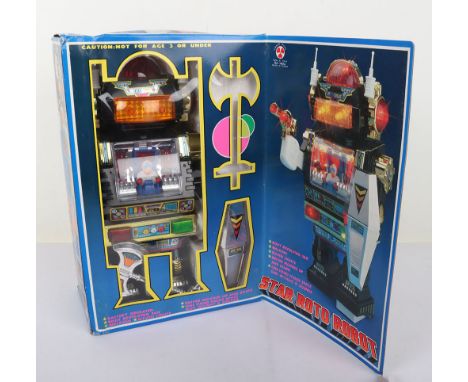 Vintage Star Roto Robot Battery Perated Complete Boxed. By Son A1 Toys SA-182A Made in Taiwan Some box wear. Robot on very go