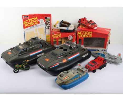 Quantity of Vintage Action Force Gi Joe action figures and vehicles parts accessories Palitoy. Including Complete Cobra ASP, 