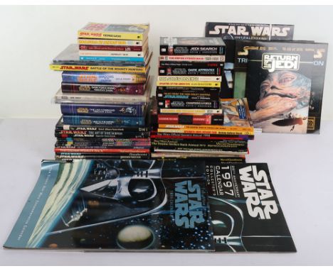 Quantity of Vintage and Modern Star Wars Books, Annuals, Graphic Novels. Including Calendars, Signed Graphic Novel, Art of Da