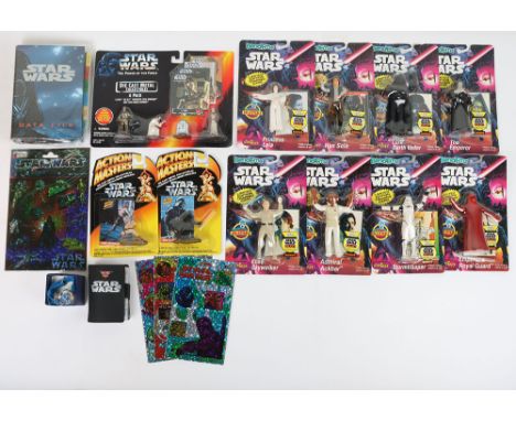 Quantity of Star Wars Ephemera. Including Advent Calendars sealed 1996, Micro Machines, Stickers, Fact File, Star Wars Watche