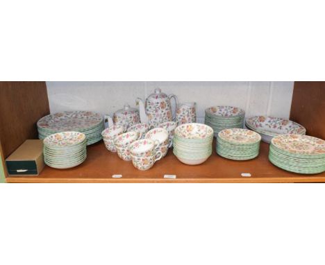 A Minton Haddon Hall dinner/tea service 