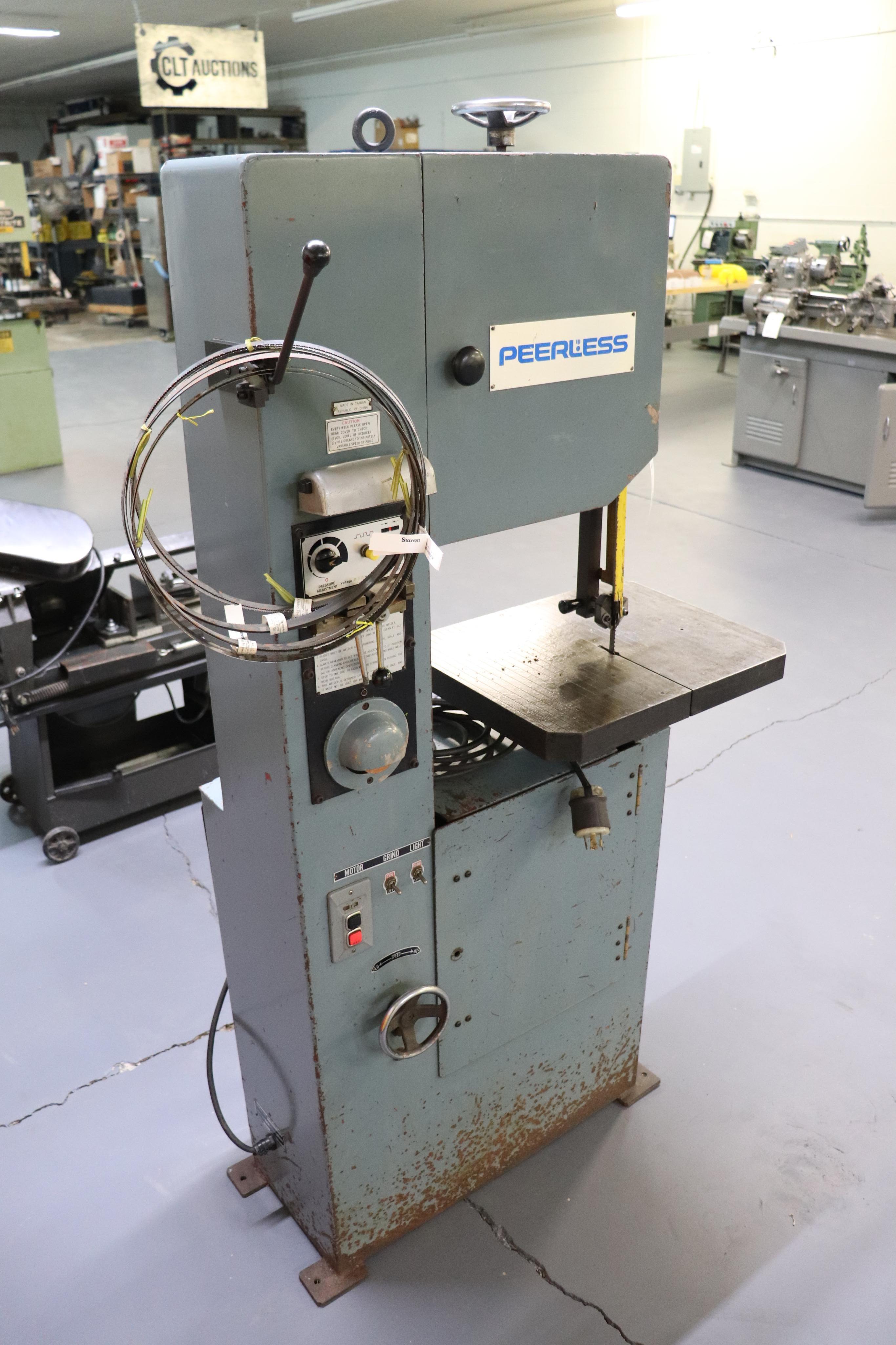 Peerless 14" metal cutting band saw w/ blade welder 220v/3ph