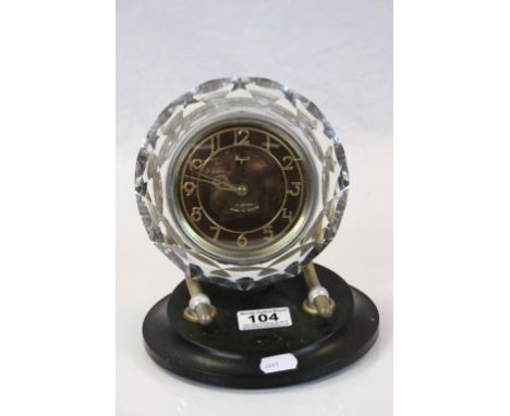 Mid 20th century Retro Russian ' Majak ' Mantle Clock, 20cms high