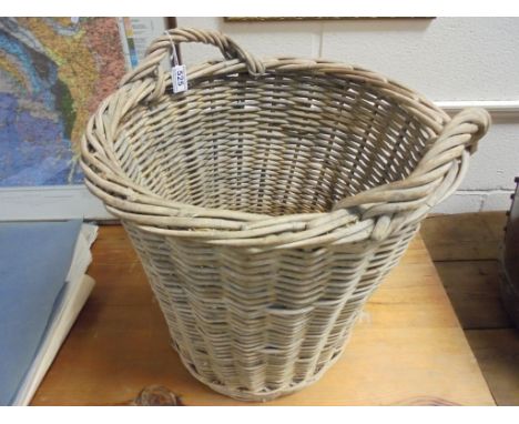 Vintage Wicker Log Basket