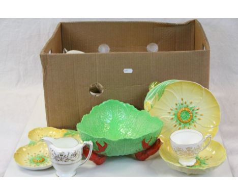 Small collection of Carlton Ware ceramics in Australian pattern and a Coalport part tea service in "Allegro" pattern
